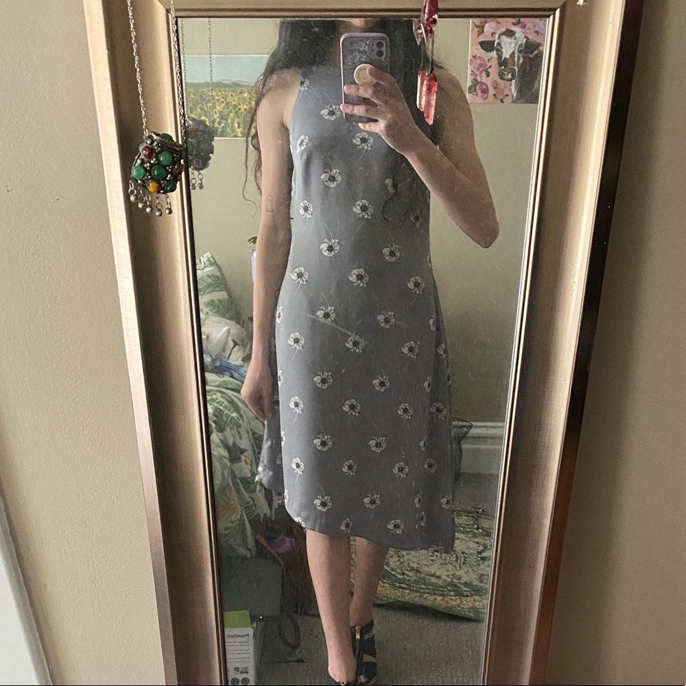 Floral high low dress